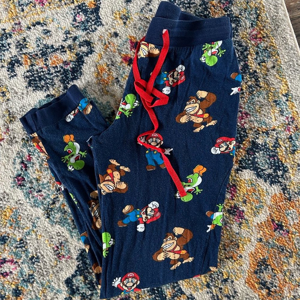 Men's Super Mario Pajama Bottoms